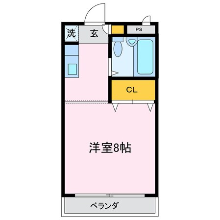 ロランジュＢの物件間取画像